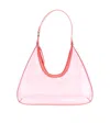 By Far Logo Shoulder Bag In Pink