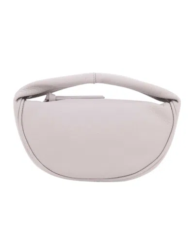 By Far Logo Shoulder Bag In White