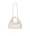 By Far Logo Shoulder Bag In White