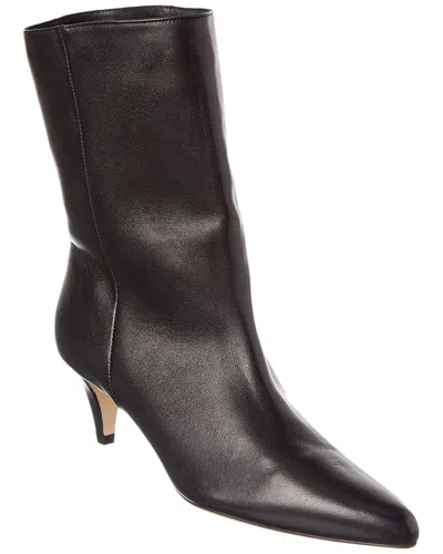By Far Lysander Leather Bootie In Black