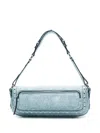 By Far Maddy Denim Handbag In Blue