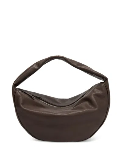 By Far Maxi Cush Shoulder Bag In Brown
