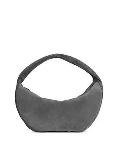 By Far Maxi Cush Shoulder Bag In Cement/silver