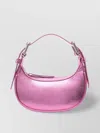 By Far Mini Soho Metallic Leather Shoulder Bag