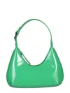 By Far Women's Mini Amber Shoulder Bag In Green