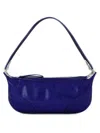 By Far Mini Amira Hobo Bag - Blue - Leather In Blue