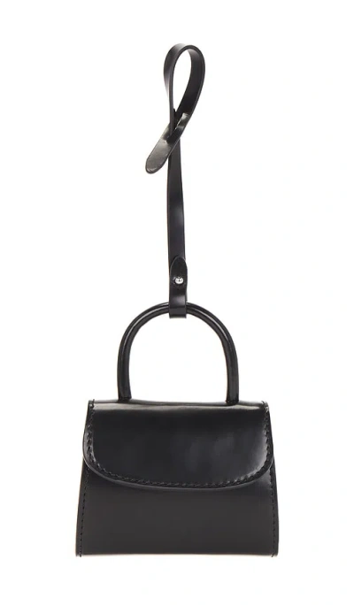 By Far Mini Mini Card Holder In Black