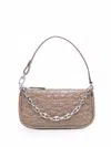 By Far Mini Rachel Chain Shoulder Bag In Grau
