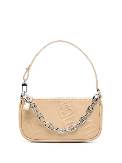 By Far Mini Rachel Kraft Leather Bag In Multi