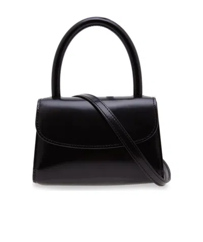 By Far Mini Tote Bag In Black