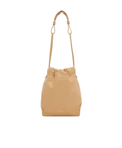 By Far Ssense Exclusive Beige Mons Shoulder Bag In Kraft