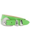 By Far Moore Belt In Green