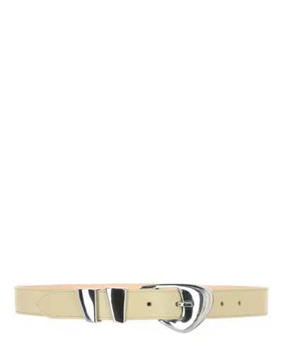 By Far Moore Leather Belt In Pattern