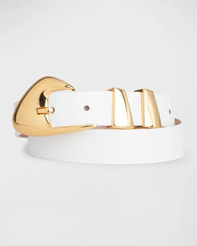 By Far Ssense Exclusive White Moore Belt