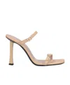 By Far Open Toe Slip-on Sandals In Nude