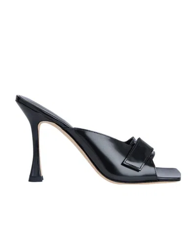 By Far Open-toe Stiletto-heel Sandals In Black