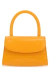 By Far Orange Leather Mini Handbag