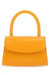 By Far Mini Rounded Top-handle Tote Bag In Orange