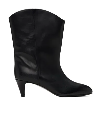 By Far Osage Pointed Short Boots In Black