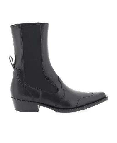 By Far Otis Chelsea Boots In Black