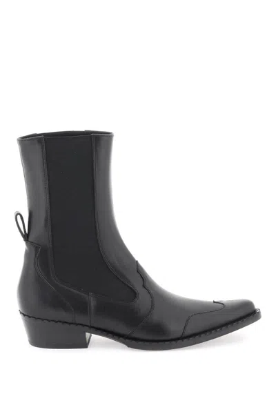 By Far Otis Chelsea Boots In Nero