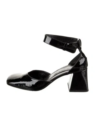 Pre-owned By Far Patent Leather Pumps In Black