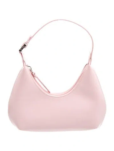 Pre-owned By Far Patent Leather Shoulder Bag In Pink