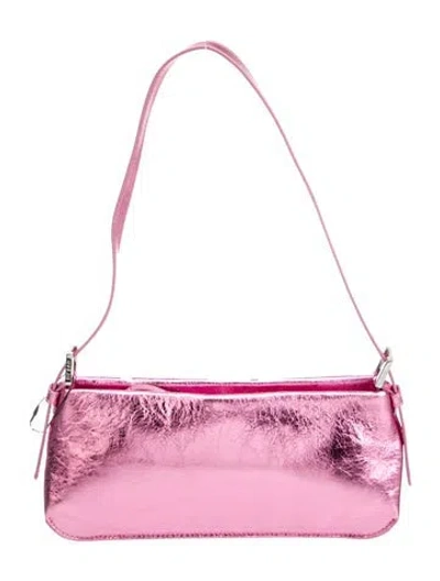 Pre-owned By Far Patent Leather Shoulder Bag W/ Tags In Pink