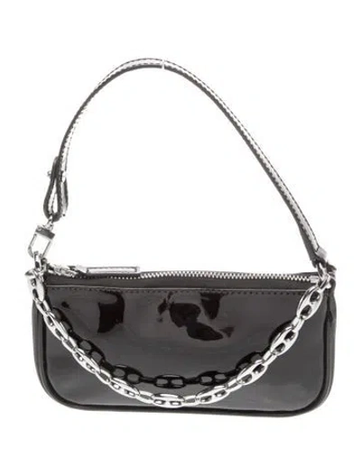 Pre-owned By Far Patent Leather Top Handle Bag In Multi