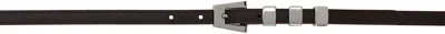 By Far Pin Buckle Belt In Black