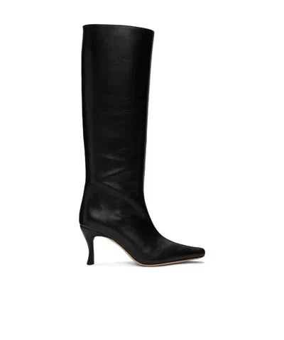 By Far Pointed Knee-length Boots In Black