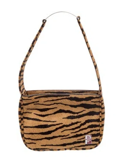 Pre-owned By Far Ponyhair Shoulder Bag In Brown