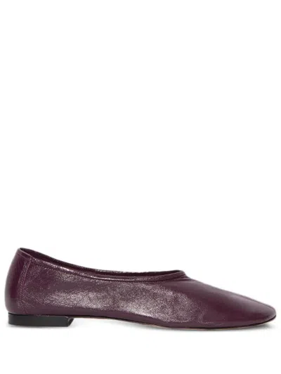 By Far Prudence Ballerina Shoes In Purple