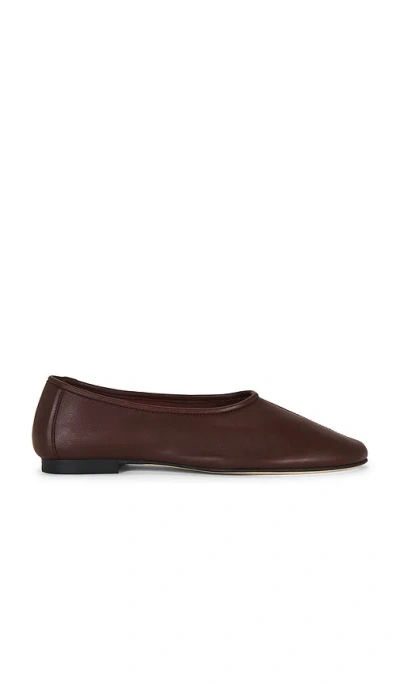 By Far Prudence Ballet Flat In Brown
