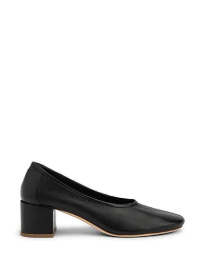 By Far Prudence Leather Pumps In Black
