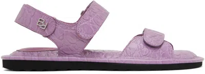 By Far Purple Gideon Sandals In Prh Purple Haze