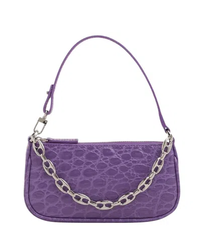 By Far Purple Rachel Mini Shoulder Bag