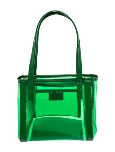 Pre-owned By Far Pvc Top Handle Bag In Green