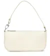 By Far Rachel Croc-effect Leather Shoulder Bag In Beige