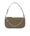 By Far Rachel Embossed Chain Detailed Mini Shoulder Bag