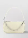 By Far Rachel Mini '90s-inspired Crocodile-effect Shoulder Bag In Cream