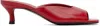 By Far Red Wendy Mules In Rd020 Vamp