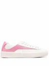 By Far Rodina Perforated Leather And Suede Sneakers