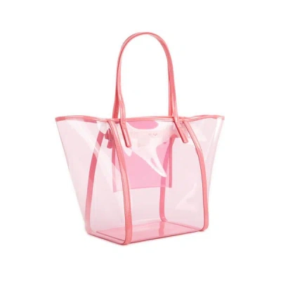 By Far Transparent Tote Bag In Pink