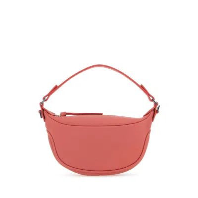 By Far Salmon Leather Mini Ami Handbag