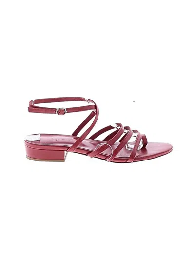 Pre-owned By Far Sandals In Red