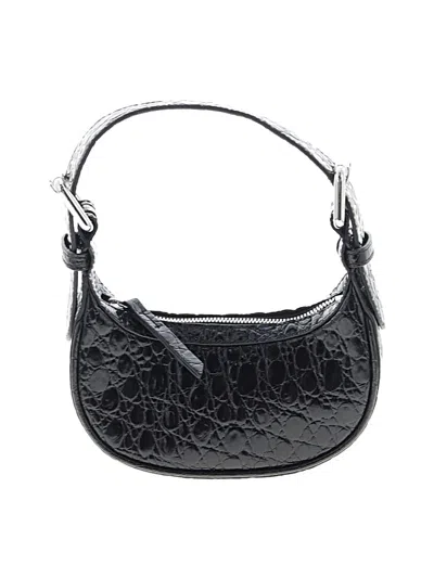 Pre-owned By Far Satchel In Black