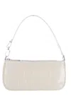 By Far Shoulder Bag  Rachel Medium In Maxi Croco In Crema