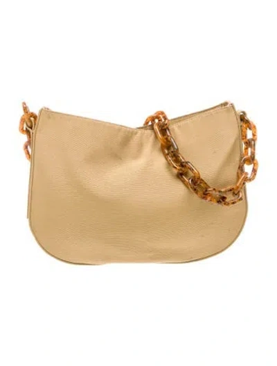 Pre-owned By Far Shoulder Bag In Gold