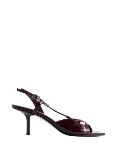 By Far Sierra Slingback Sandals In Black